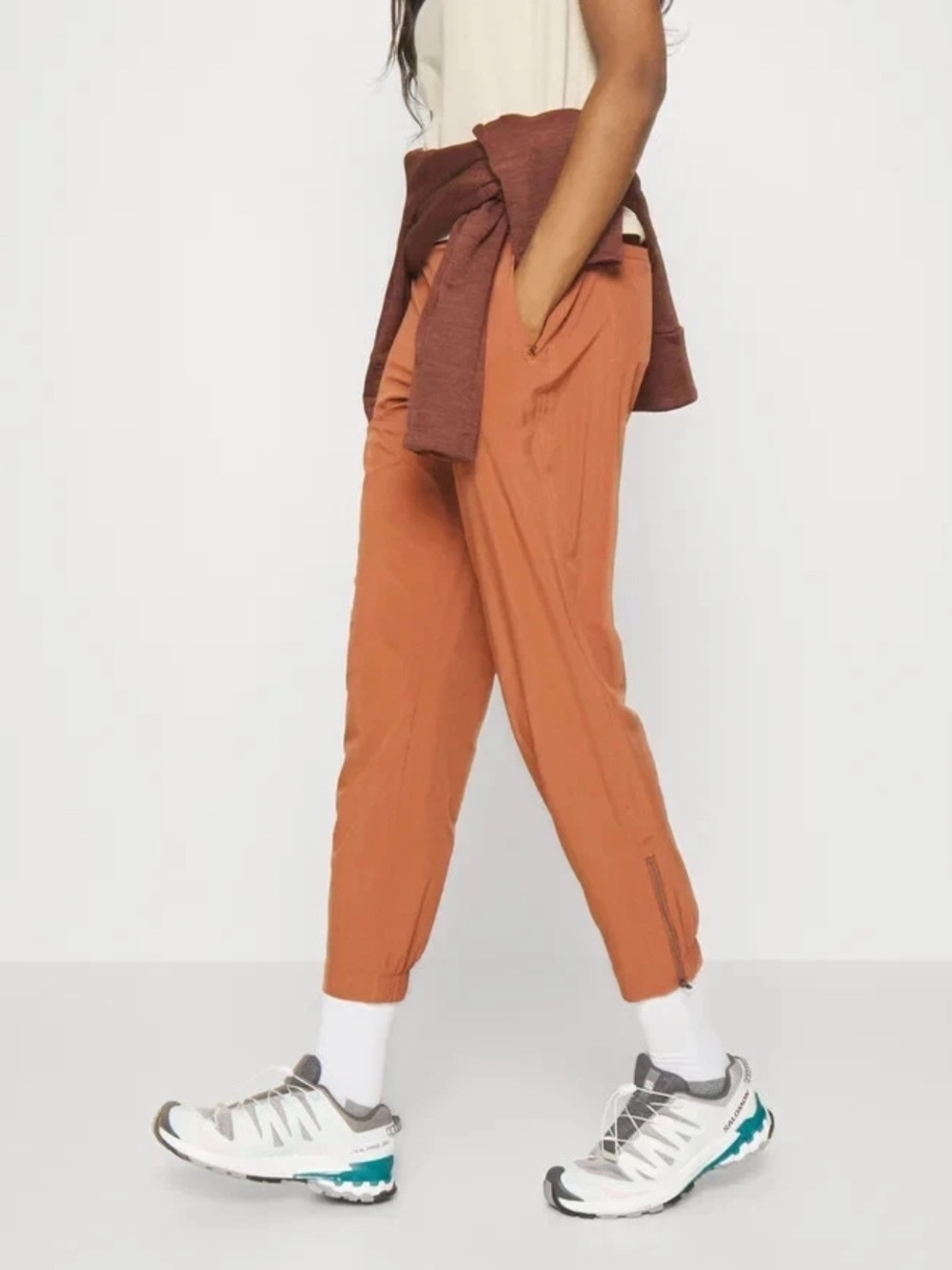 Athleta Brooklyn Heights High Rise Jogger Pants Sequoia Brown Women’s Size 2